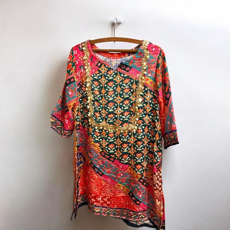 Short kurti with front design