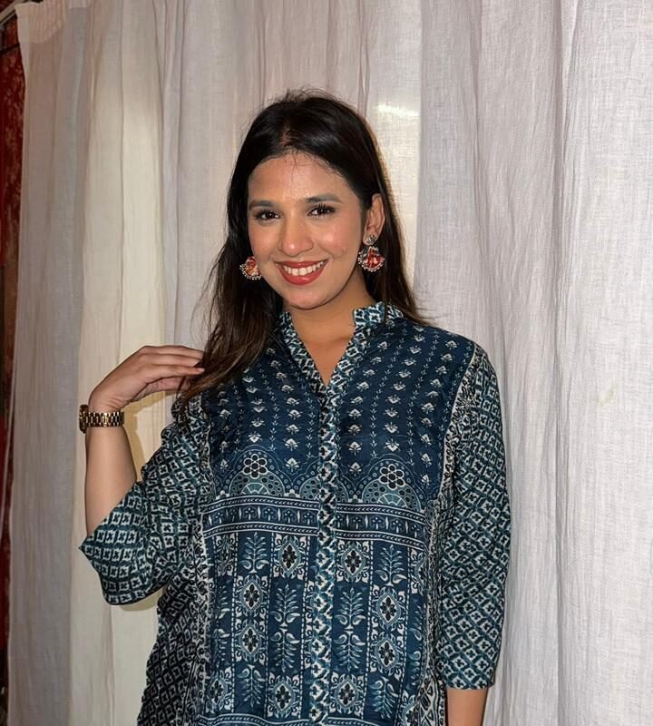 Ajrakh Kurti Co-ord Set