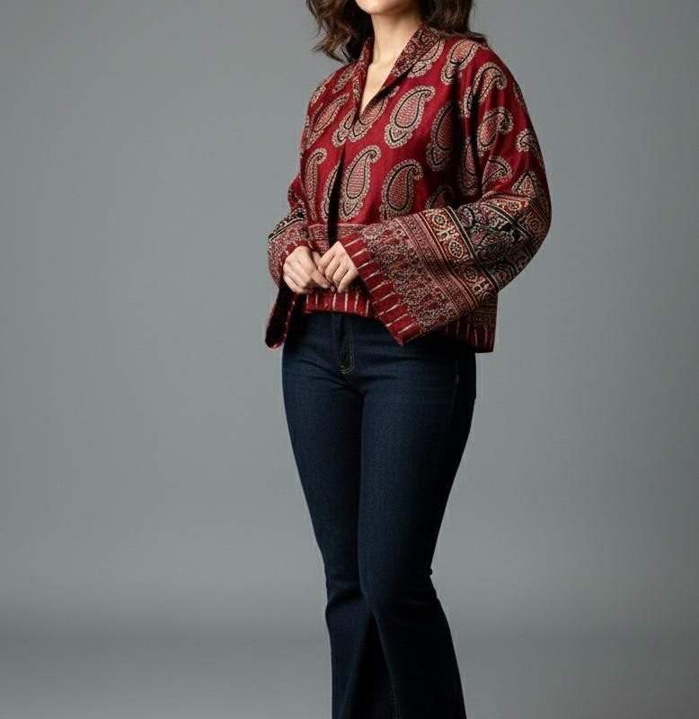 Modal Silk Bellbottom Sleeve Top