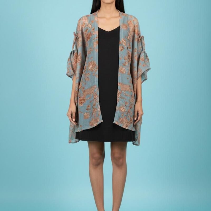 Printed Short Cape