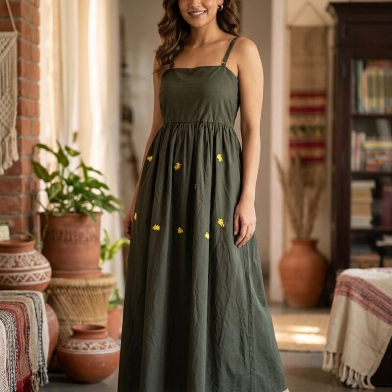 Mini Lemon Green Dress