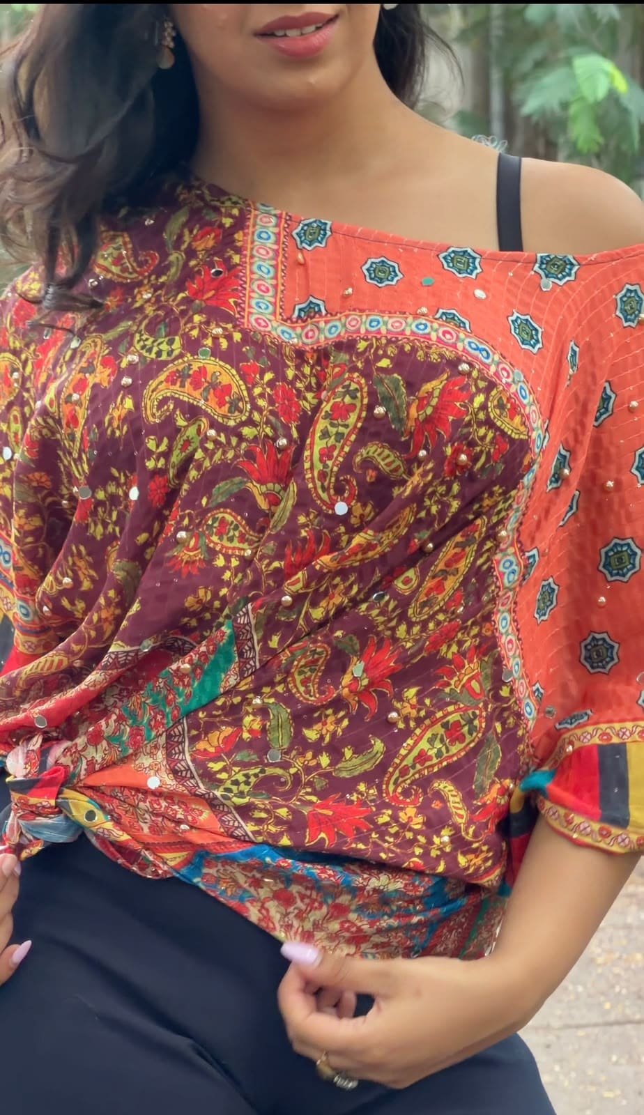 Printed High-Low Tunic - Image 2